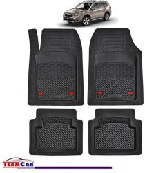 TeamCar Covorase Auto TeamCar® Tip Tavita Compatibile Subaru Forester V (2018+) Negru Material Rezistent (SKU-MIX-0008)