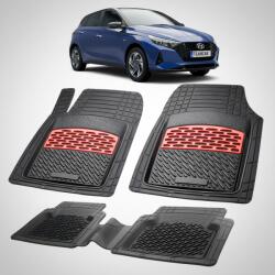 TeamCar Covorase Auto Hyundai i20 2020-2023 - Tavita Cauciuc-Red (HYUascx1i7qqax015)