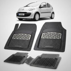 TeamCar Covorase Citroen C1 Hatchback 5 Usi Pre-Facelift Compatibile 2005-2009 | Silver (1qCqITROEzN)
