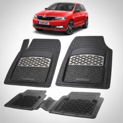 TeamCar Covorase Skoda Rapid I Compatibile Liftback Facelift 2017-2019 | Silver (derqw6tgf152)