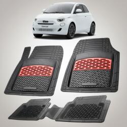 TeamCar® Covorase Fiat 500 Hybrid Compatibile 2020-2024 | Red (FIAnTlo002o)