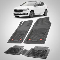 TeamCar® Covorașe Skoda Fabia IV Hatchback 2021+ | Black Edition - TeamCar® (SKU-SKODA-0004)
