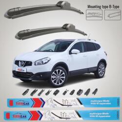 TeamCar Ștergătoare TeamCar® Nissan Qashqai J10 (2007-2013) | Set Complet Față (TC-QASHQAI-J10-650450)