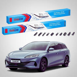 TeamCar Ștergătoare BYD Seal 6 DM-i Touring 2025-2026 | Set Față Flat - TeamCar® (TC-BYDSEAL6DMITOURINGSLIMPUSHBUTTON650480FU)
