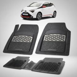 TeamCar Covorase Toyota Aygo AB40 Compatibile Hatchback 2018-2021 | Silver (SKUTOYAYGO1231)