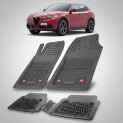 TeamCar Covorase Alfa Romeo Stelvio SUV Facelift Compatibile 2020-2026 | Black (2RaMDWQ)