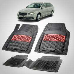 TeamCar Covorașe Skoda Superb II Combi 2013-2015 | Red Edition - TeamCar® (derqw6tgf166)