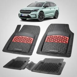 TeamCar Covorase Skoda Enyaq iV I Compatibile 2020+ | Red (SKU7ySKODAd10021jnfrdc)