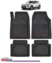 TeamCar Covorase Auto TeamCar® Tip Tavita Compatibile SsangYong Korando C300 (2019+) Negru Material Rezistent (SKU-SSANGYONG-0006)