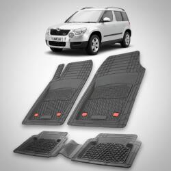 TeamCar® Covorașe Skoda Yeti I 2009-2013 | Black Edition - TeamCar® (hyg87676kjhf5)