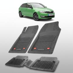 TeamCar® Protecții tip tăviță Skoda Rapid I Spaceback 2013-2017 | Black Edition - TeamCar® (derqw6tgf163)