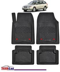 TeamCar Covorase Auto TeamCar® Tip Tavita Compatibile Subaru Outback III (2003-2009) Negru Material Rezistent (SKU-MIX-0009)