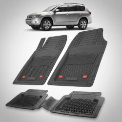 TeamCar® Covorase Auto Tip Tavita Cauciuc Compatibile Toyota RAV4 (2006-2012) Negru (SKU-MIX-0043)