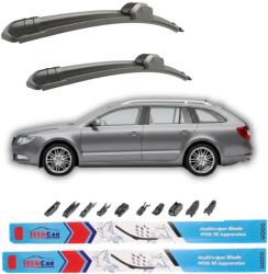 TeamCar Ștergătoare Skoda Superb II Combi (3T5) (2008-2015) | Set Față - TeamCar® (TCSUPERB2-650-450)
