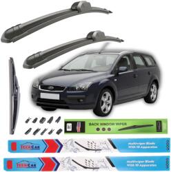 TeamCar Ștergătoare Ford Focus II Turnier (2004-2008) TeamCar® - Set Complet (TCFOCUFHG90KY00)