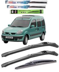 TeamCar Ștergătoare Renault Kangoo I Facelift (2003-2008) TeamCar® - Set Complet | Hybrid (RENK1O2q220032008)