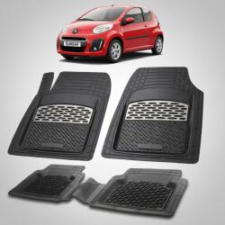 TeamCar® Covorase Citroen C1 Hatchback 3 Usi Facelift Compatibile 2009-2014 | Silver (ECIaTROENC)