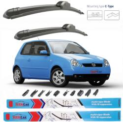 TeamCar Ștergătoare Volkswagen Lupo 6X1/6E1 Hatchback (2003-2005) Flat | Set față - TeamCar® (TCP558RZ550I40w)