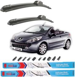 TeamCar Ștergătoare TeamCar® Peugeot 207 CC (2006-2014) - Set față (TCC2WGH600-400)