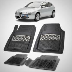 TeamCar® Covorase Alfa Romeo 147 Hatchback 5 Usi Pre-Facelift Compatibile 2000-2004 | Silver (SKUALFA1GRA)