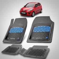 TeamCar Covorase Auto Hyundai i10 2007-2010 - Cauciuc Tip Tavita-Blue (HYUa77w66tgwwra2015)