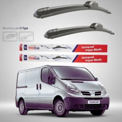 TeamCar Ștergătoare Nissan Primastar X83 Van L1H1 (2006-2014) Flat | Set față - TeamCar® (NSPX83VL1H1FLATSF06)
