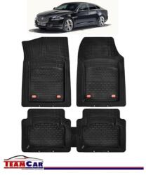 TeamCar Covorase Auto TeamCar® Tip Tavita Compatibile Jaguar XJ X351 (2009-2019) Negru Material Rezistent (SKU-JJ-0006)