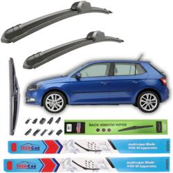 TeamCar Ștergătoare Skoda Fabia III Hatchback (NJ3) (2014-2021) | Set Complet - TeamCar® (TCFABIA3-550-400)