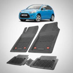 TeamCar® Covorase Citroen C3 Hatchback 5 Usi Gen2 Compatibile 2010-2016 | Black (CITROE2NdC)