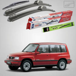 TeamCar Ștergătoare Suzuki Vitara ET 5 Uși 1995-1998 | Set Față și Spate Flat - TeamCar® (TC-SUZVTET5U9598450450300F)