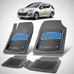 TeamCar® Covorase Tip Tavita Compatibile Peugeot 207 SW (2009-2012)-Blue (CT5sP88utt54xx7s2h)