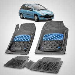 TeamCar Covorase Auto Tip Tavita Compatibile Peugeot 206 SW (2002-2007) Blue (CVRsaPEUGEOT206SWsa2002)