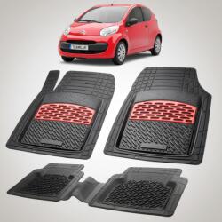 TeamCar® Covorase Citroen C1 Hatchback 3 Usi Pre-Facelift Compatibile 2005-2009 | Red (1CzqITROEqN)