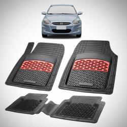 TeamCar Covorase Auto Hyundai Accent IV (FL-2015-2019)-Cauciuc Tip Tavita-Red (HY88tr4OUa2015)