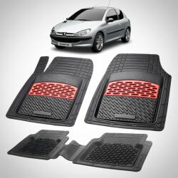 TeamCar® Covorase Tavita Cauciuc Compatibile Peugeot 206 Hatchback (3 usi-1998-2003) Red (CVRwqPEUGEOT206HATCHBACKqw1998)