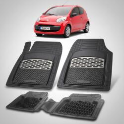 TeamCar Covorase Citroen C1 Hatchback 3 Usi Pre-Facelift Compatibile 2005-2009 | Silver (1CqIzTRqOEN)
