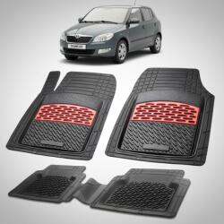 TeamCar® Covorașe Skoda Fabia II Hatchback 2007-2014 | Red Edition - TeamCar® (SKOvII7HATCHBACKjfkdy)