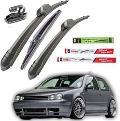 TeamCar Ștergătoare TeamCar® Volkswagen Golf 4 - 3 usi (1997-2003) - Set Complet Flat (VWGLFPOP4WM)