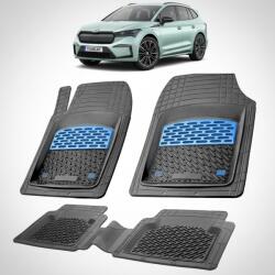 TeamCar® Covorașe Skoda Enyaq iV I 2020+ | Blue Edition - TeamCar® (SKU8iSKODAf20021nbeoh)