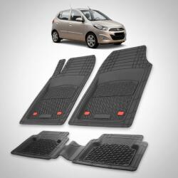 TeamCar Covorase Auto Hyundai i10 2010-2013 - Cauciuc Tip Tavita-Black (HYUa7221qwra2015)