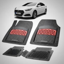 TeamCar Covorase Hyundai i40 2015-2018 - Cauciuc Tip Tavita -Red (HYU12jhy7hj32017)