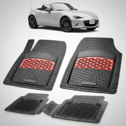 TeamCar Covorașe Mazda MX-5 ND Facelift Soft Top 2024-2026 | Red Edition - TeamCar® (TCMAzZDABT50F2L)