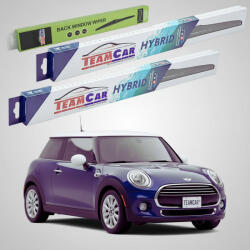 TeamCar Ștergătoare Mini One F55 2014-2017 | Set Față și Spate Hibrid - TeamCar® (TC-MINIONEFL55HOOK450450240H)