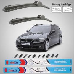 TeamCar Ștergătoare BMW Seria 3 E91 Facelift (2008-2012) Flat | Set Față - TeamCar® (TCBMWS3E91FL08120FLSF)
