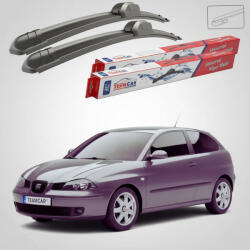 TeamCar Ștergătoare Seat Ibiza 6L 2002-2008 | Set Față Flat - TeamCar® (TC-IBIZA6LHOOK550450F)