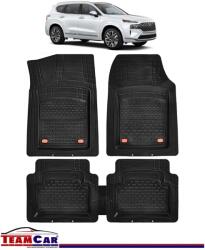 TeamCar® Covorase Auto TeamCar® Hyundai Santa Fe IV (2018-2024) - Cauciuc Tip Tavita (HYU-HYU-2018)