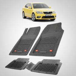 TeamCar® Covorașe Skoda Octavia II Liftback 2004-2013 | Black Edition - TeamCar® (SKU-SKODA-0006)