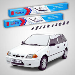 TeamCar Ștergătoare Suzuki Swift MA 5 Uși 1996-2003 | Set Față Flat Premium - TeamCar® (TC-SUZSWMA5U9603500450FP)