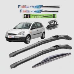 TeamCar Ștergătoare Ford Fiesta V FL Hatchback 5 uși (2005-2008) - Set Complet Hybrid (QWFIJY446878U400)
