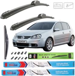 TeamCar Ștergătoare Volkswagen Golf V 1K1 5 Uși (2003-2005) Flat | Set Complet - TeamCar® (TC1GOLF5550h475)